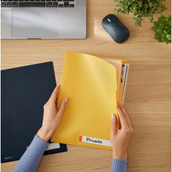 Ofertówka A4 z 3 przegródkami Leitz Cosy, żółta