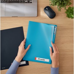 Ofertówka A4 z 3 przegródkami Leitz Cosy, niebieska