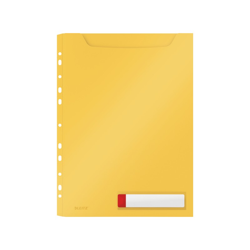 Koszulki o zwiększonej pojemności Leitz Cosy, żółta