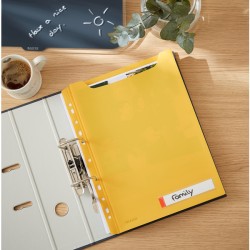 Koszulki o zwiększonej pojemności Leitz Cosy, żółta