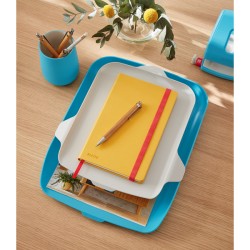 Półka na dokumenty z organizerem Leitz Cosy, niebieska