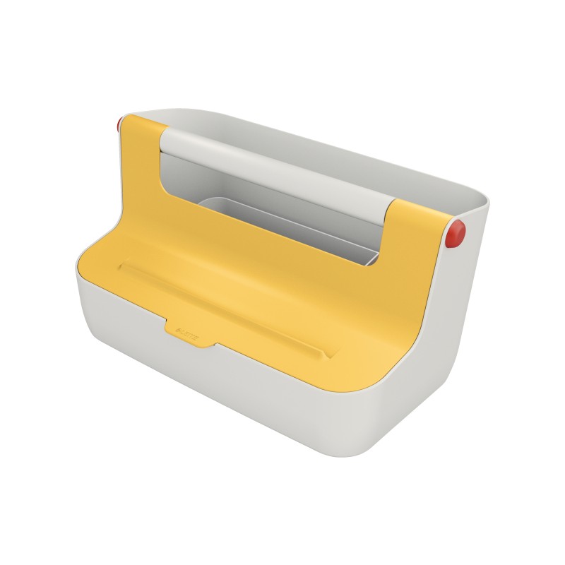 Pojemnik z uchwytem Leitz Cosy, żółty