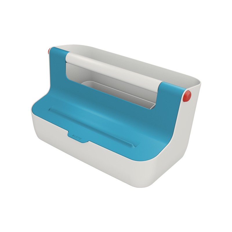 Pojemnik z uchwytem Leitz Cosy, niebieski