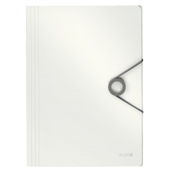 Teczka z gumką PP Leitz Solid 15mm , A4, biała