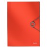 Teczka z gumką PP Leitz Solid 15 mm, A4, jasnoczerwona