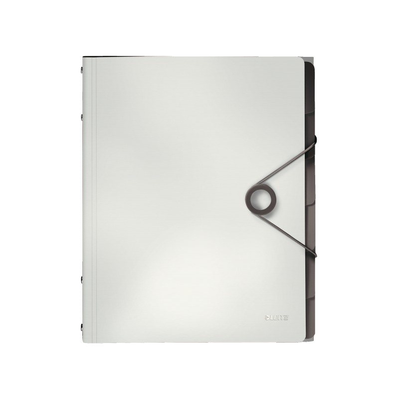 Teczka segregująca 6 przekładek PP Leitz Solid, biała