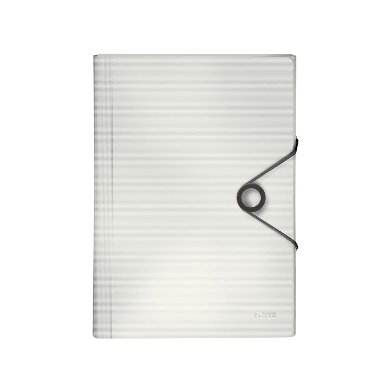 Teczka z 6 przegródkami PP Leitz Solid, biała