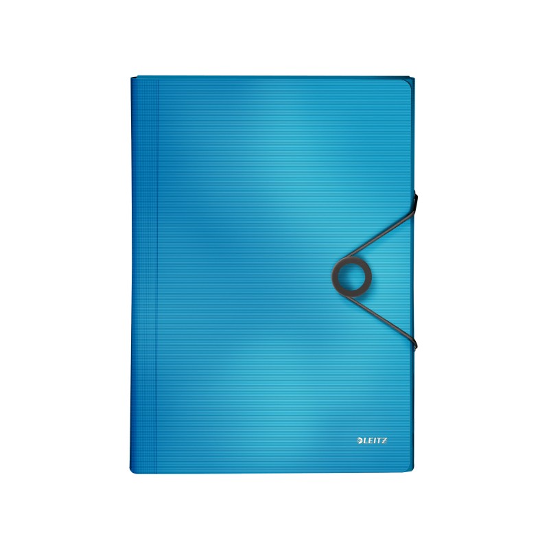 Teczka z 6 przegródkami PP Leitz Solid, jasnoniebieska