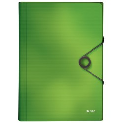 Teczka z 6 przegródkami PP Leitz Solid, jasnozielona