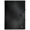 Teczka z 6 przegródkami PP Leitz Solid, czarna