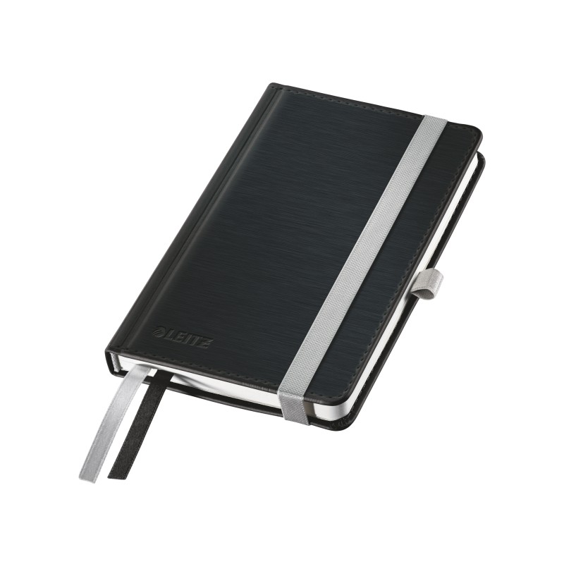 Notatnik w twardej oprawie Leitz Style A6, w kratkę, czarny