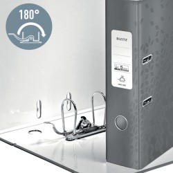 Segregator z mech. WOW Leitz 180°, A4/80mm, różowy