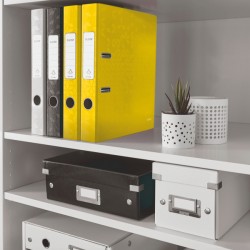 Segregator z mech. WOW Leitz 180°, A4/50mm, żółty