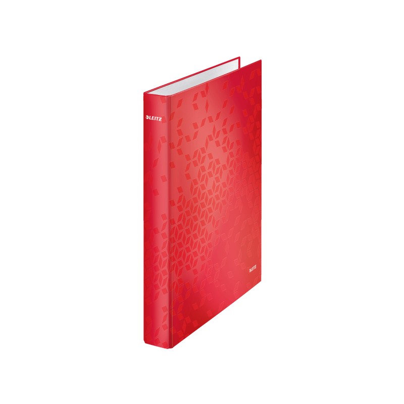 Segregator ringowy WOW Leitz A4 2DR/25mm, czerwony