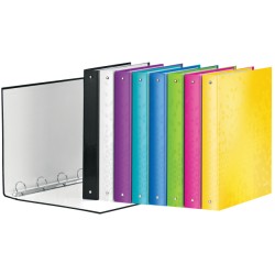 Segregator ringowy WOW Leitz A4 4DR/25mm, turkusowy