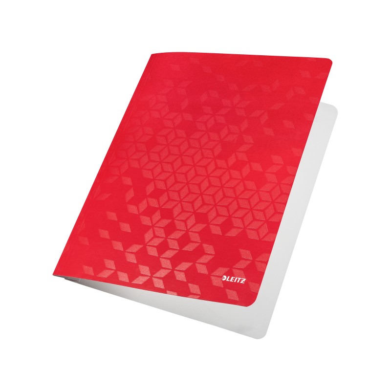 Skoroszyt kartonowy WOW Leitz, czerwony 