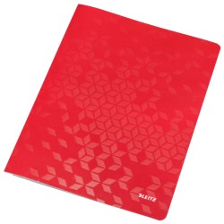 Skoroszyt kartonowy WOW Leitz, czerwony 