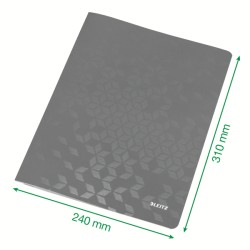 Skoroszyt kartonowy WOW Leitz, różowy 