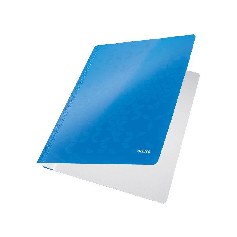 Skoroszyt kartonowy WOW Leitz, niebieski 