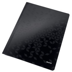 Skoroszyt kartonowy WOW Leitz, czarny