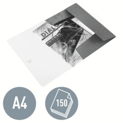 Teczka z gumką PP Leitz WOW, 15 mm, biała