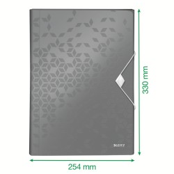 Teczka z 6 przegródkami PP Leitz WOW, biała
