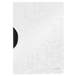 Skoroszyt z klipsem Leitz WOW, biały