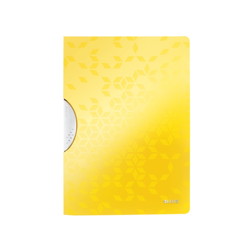 Skoroszyt z klipsem Leitz WOW, żółty