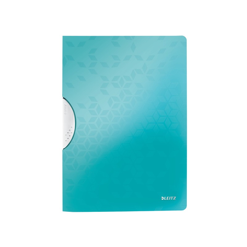 Skoroszyt z klipsem Leitz WOW, turkusowy