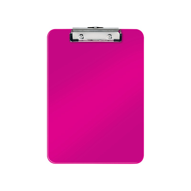 Deska z klipem Leitz WOW, różowa