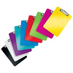 Deska z klipem Leitz WOW, różowa