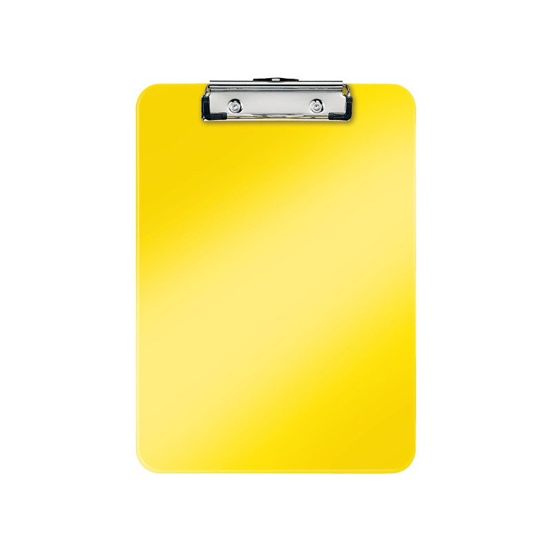 Deska z klipem Leitz WOW, żółta