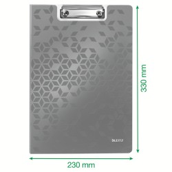 Deska z klipem i okładką Leitz WOW, niebieska