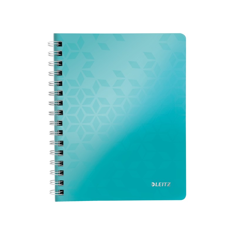 Kołonotatnik w kratkę A5 PP Leitz WOW, turkusowy