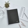 Kołonotatnik w kratkę A5 PP Leitz WOW, czarny