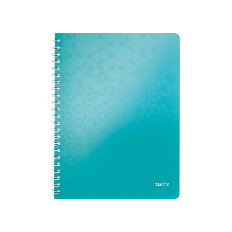 Kołonotatnik w kratkę A4 PP Leitz WOW, turkusowy
