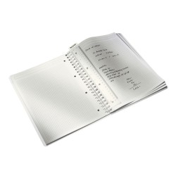 Kołonotatnik w kratkę A4 PP Leitz WOW, turkusowy