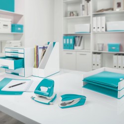 Półka na dokumenty Leitz Plus WOW, turkusowa