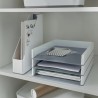Półka na dokumenty Leitz WOW dwukolorowa, biała
