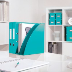 Pojemnik na dokumenty Leitz WOW, turkusowy