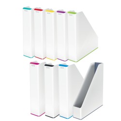 Pojemnik na dokumenty Leitz WOW dwukolorowy, niebieski