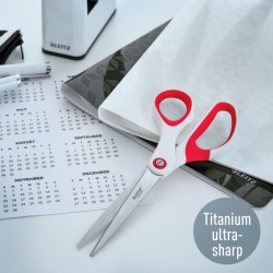 Nożyczki Leitz WOW, 205mm, czerwone