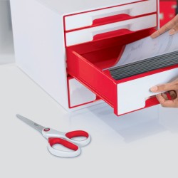 Nożyczki Leitz WOW, 205mm, czerwone