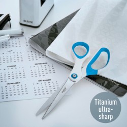 Nożyczki Leitz WOW, 205mm, niebieskie