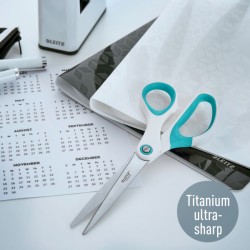 Nożyczki Leitz WOW, 205mm, turkusowe