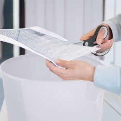 Kosz na śmieci 15L Leitz WOW, biały