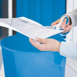 Kosz na śmieci 15L Leitz WOW, niebieski 