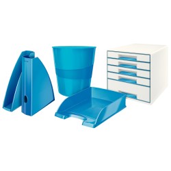 Kosz na śmieci 15L Leitz WOW, niebieski 