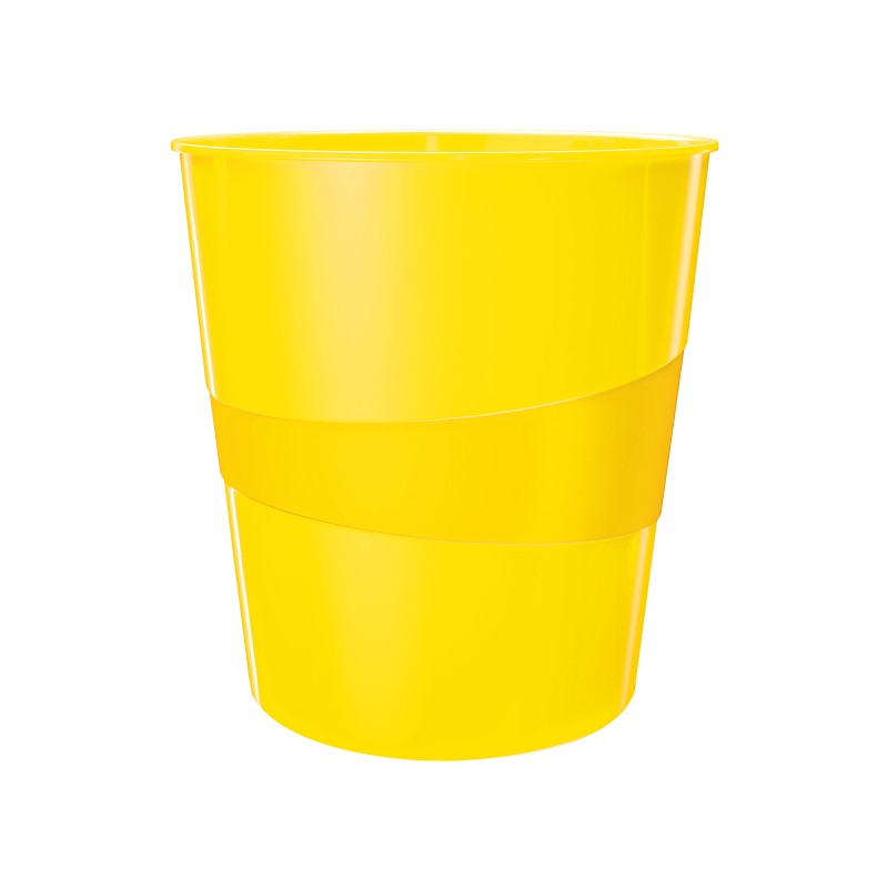 Kosz na śmieci 15L Leitz WOW, żółty