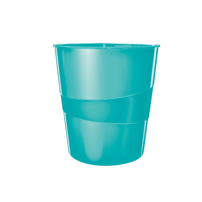 Kosz na śmieci 15L Leitz WOW, turkusowy